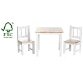 Kindersitzgruppe Kinderm�bel Sitzgruppe 1 Tisch + 2 St�hle Pia