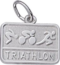 Childrens Toyshop  Jewelry : Triathlon Charm by Rembrandt Charms