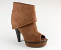 Cuffed Peep Toe Bootie