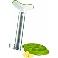 Vacu vin 4872360 Ananasschneider Deluxe Edelstahl mit Zerteiler