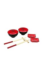 Premier Housewares Artículos de Mesa 10 Piezas Rojo