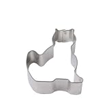 Faringdon Cookie cutters Cat 7.5cm (pack of 12) tin plate