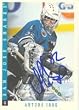 Arturs Irbe, San Jose Sharks, 1993 Score Autographed Card