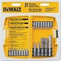 DeWalt DW2161 21 Piece Screwdriving and Nutdriving Set in Plastic Case