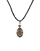 Necklace - N515 - Faceted Fire Polished Crystal title=