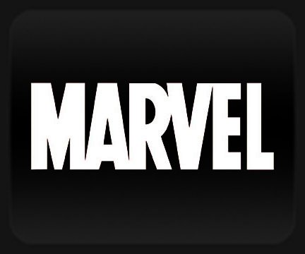  Marvel White Sticker Decal