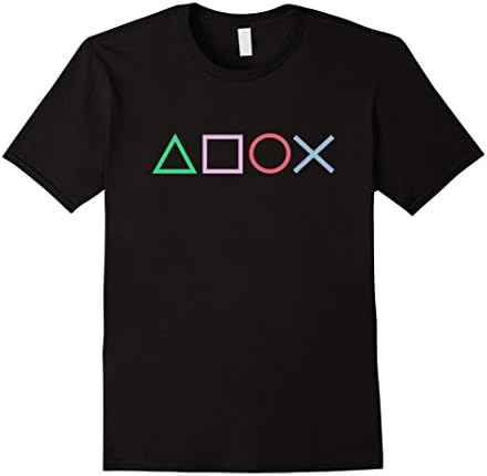 Men's Gamer PS4 Shirt Small Black