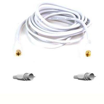 25 RG59 Coax Cable - White