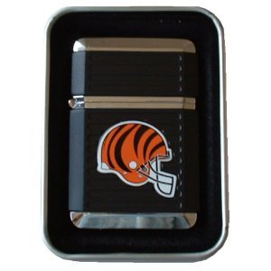 Cincinnati Bengals NFL Flip Top Butane Lighter in Tin Box