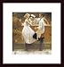 After the Prom by Norman Rockwell 13.25X14.00 Framed with Black Wood Frame
