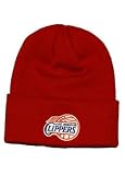 Los Angeles Clippers Red Basic Logo Cuffed Knit Hat