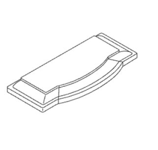 kohler 84652-0 cover, tank, toilet, white