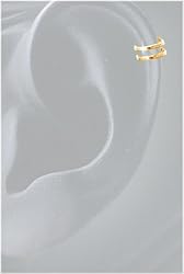 Earwrap&reg; 6DGF (tiny two band Earcuff) 14K Gold-filled