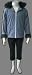 Japanese Anime Naruto Cosplay Costume - Inuzuka Kiba 1st Ver Set Large