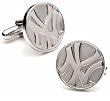 Silver Edition Yankees Cufflinks