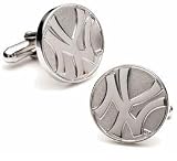 Silver Edition Yankees Cufflinks