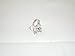 Ring Adjustable with Moveable Multi Crystals/Enamal BLK/WHITE