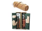 Picnic Time 208-89121 Hunter Green Grilling Tool Set 8-pc.