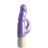 Vibratex Hungry Bear Dual Vibrator, Purple