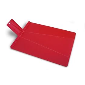 Joseph Joseph Chop 2 Pot Chopping Board, Red, Large