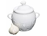 Review Kitchen Craft KCGARCER / WHITE CERAMIC GARLIC STORAGE POT WITH VENTILATED LID