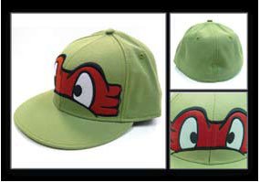  TMNT Teenage Mutant Ninja Turtles Raphael Raph Mask Fitted Hat