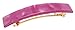 France Luxe Classic Rectangle Barrette - Nacro Azalea