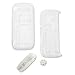 Verizon LG Vx9900 Env Snap on Faceplate Cover - Transparent Clear w/ belt clip