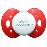 Lots to Say Baby Pacifier- Whine Connoisour-Red-... by 