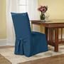 Cotton Duck Long Dining Chair Cover