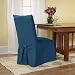 Cotton Duck Long Dining Chair Cover
