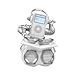 KNG AMERICA FUNKIT DJ ANIMATED IPOD SPEAKER SYSTEM (White)
