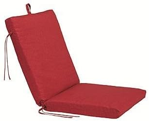 Essential Garden Johnston Replacement Seat and Back Cushion- Red