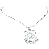 West Ham United FC. Silver Plated Pendant and Chain