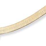 PalmBeach Jewelry Superflex Herringbone Necklace 18"