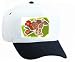 White Cap with flower, background, tongue, cow, animal