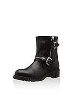 Lua Lua Botas moteras Hebillas (Negro)
