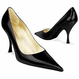 Quai D'Orsay Black Italian Patent Leather Pump Shoes