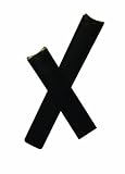 WSW Black Crocodile-style leather watchband to fit TAG Heuer 6000 Series models