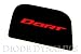 2013 Dodge Dart Mission Plate, Black/Red