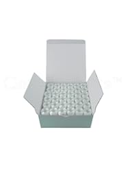 Art and Craft Supply: 36 CleverDelights White Prewound Bobbins - 60wt - Size A Class 15 Bobbins - For Brother Embroidery Machines - 7/16" x 13/16" - SA156 Replacement - CashBasisEnterprises