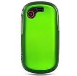 Crystal Hard GREEN Snap on RUBBBERIZED Faceplate Cover Case for SAMSUNG T66 ....