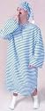 Red and White, Medium (Up to 42 Jacket) - Old Fashioned Night shirt with cap (color choices)