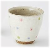 【美濃焼 湯呑】 水玉 湯呑（ピンク） 3個組 〔キャッシュバックキャンペーン対象商品〕