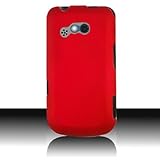 Silicone Gel Skin RED Sleeve Rubber Soft Cover Case for LG 900G [WCG329]