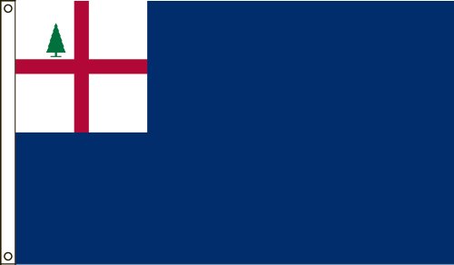 America's Flag Company 6-Foot by 10-Foot Nylon Bunker Hill Historical Flag with Canvas Header and Grommets