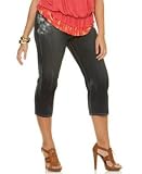 Baby Phat - Baby Phat Plus Size Cropped Jeans with Belt, Arizona Wash