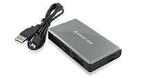 IOGEAR 56-in-1 USB 2.0 Pocket Flash Memory Card Reader/Writer GFR281 (Silver)