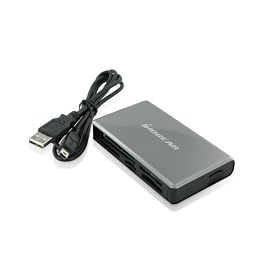 IOGear 56-in-1 USB 2.0 Pocket Flash Memory Card Reader Writer GFR281 (Silver) by 