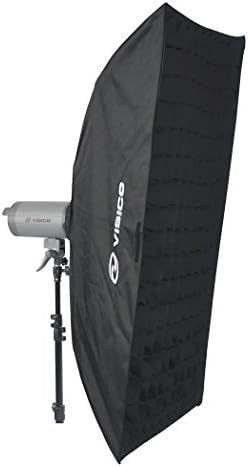 EZ Lightstand Mount Softbox 90cm x 120cm with Honeycomb Grid for AlienBees AlienBee Flash Visico